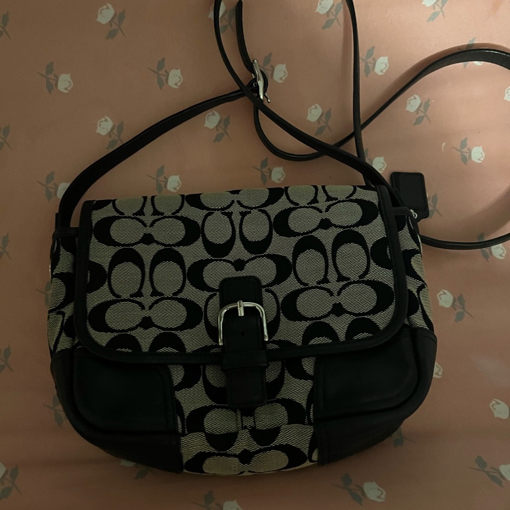 Black coach Designer Shoulder Bag